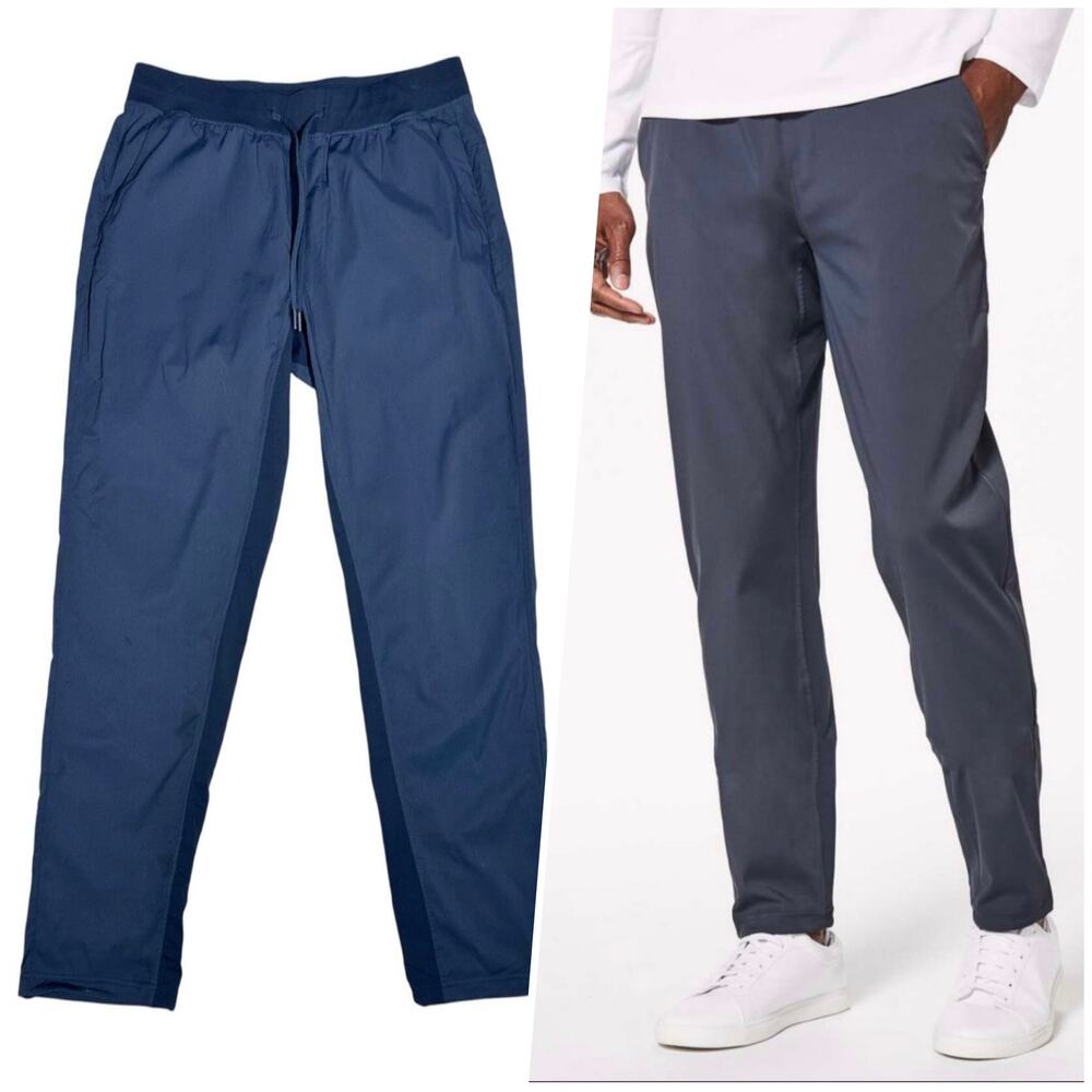 Lululemon | Men | Great Wall Melanite Athletic Performance Travel Pants | Large